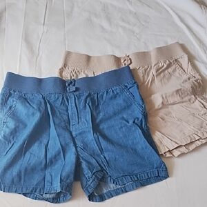 2Pair Children's Place PullOn Shorts Sz16